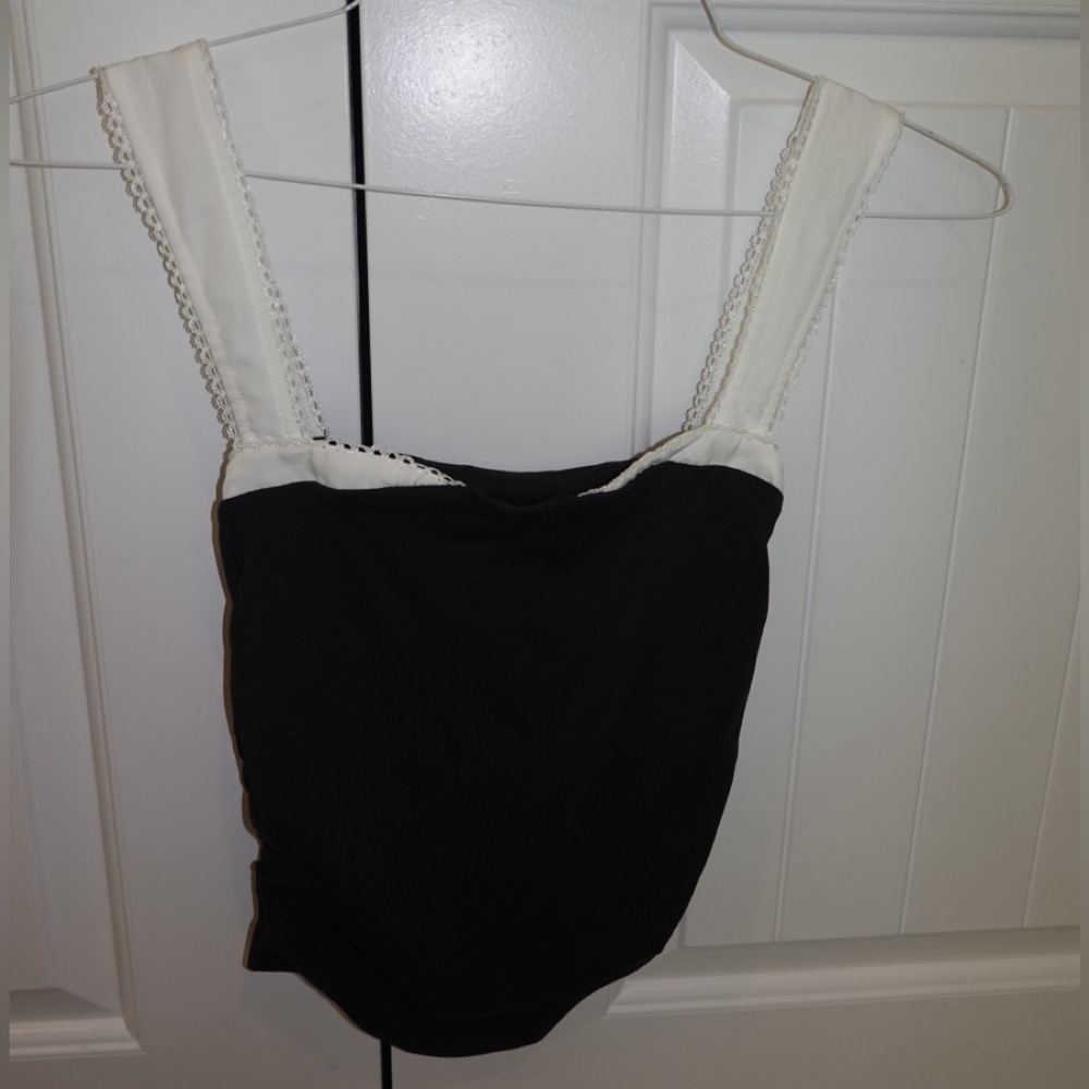 Chic Black and White Tank Top